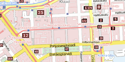 Stadtplan Aleksanterinkatu