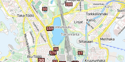 Stadtplan Finlandia-Halle Helsinki