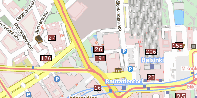 Stadtplan Kiasma Museum Helsinki
